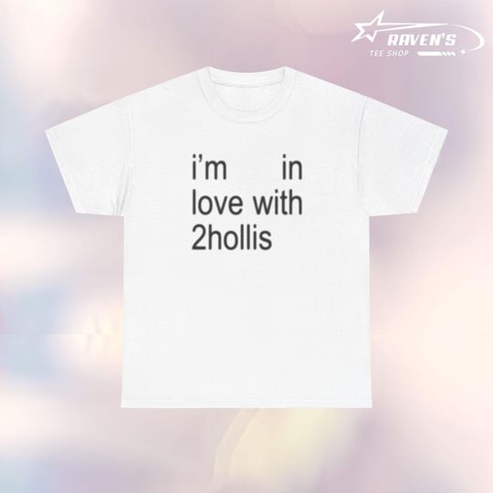 Discover 2hollis T-Shirt - I'm in Love With 2hollis Y2K Tee - Underground Rap Shirt