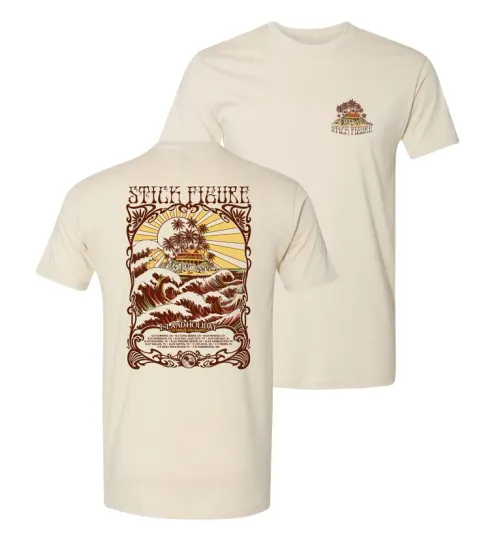 Discover 2025 Island Holiday Tour Double Sided T-Shirt