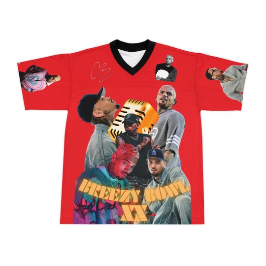 Discover Chris Brown Breezy Bowl XX Jersey, 20 Year Music Tribute Fan Shirt