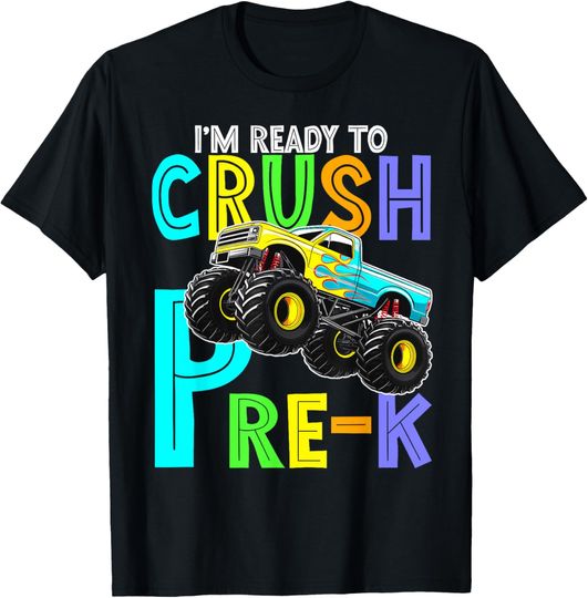Discover Pre K Monster T-Shirt for Boys - Back to School