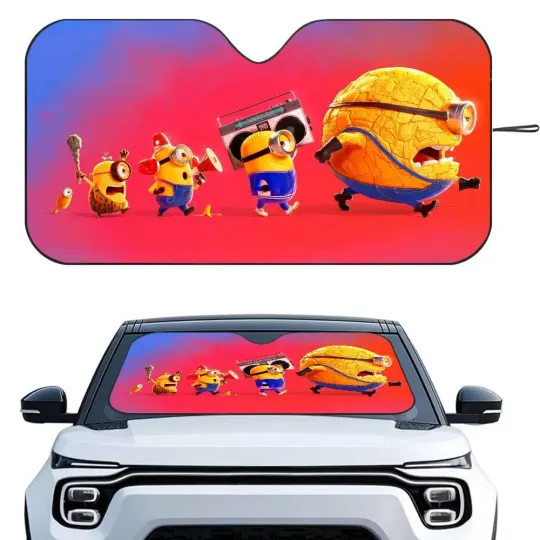 Discover Cute M-minionS Movie Car SunShade