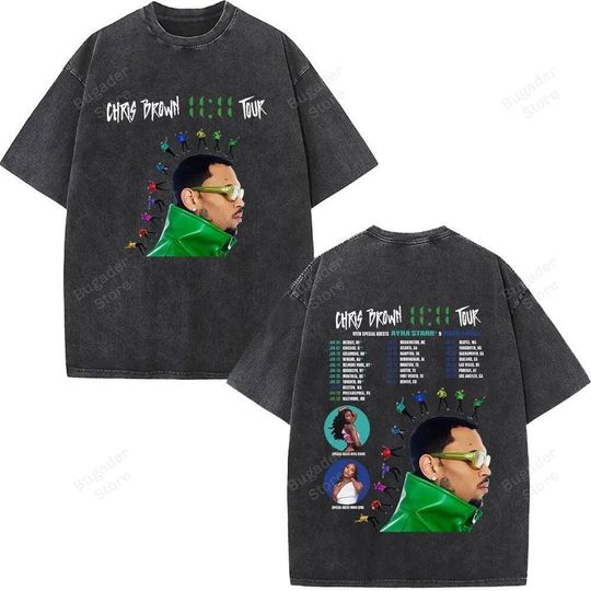 Discover Chris Brown Merch 2025 Shirt, Chris Brown Graphic Shirt
