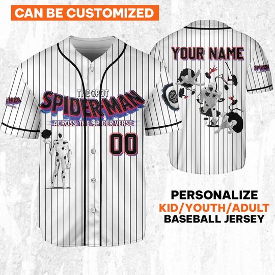 Discover Personalize Across The Spider-Verse The Spot, Superhero Jersey, Spider Baseball Team