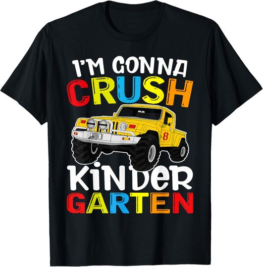 Discover Crush Kindergarten Truck Back To School T-Shirt