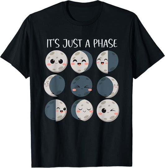 Discover Women’s Moon Phases Science Teacher T-Shirt