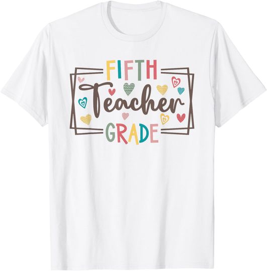 Discover 5th Grade Teacher First Day of School T-Shirt for Men, Women, Kids