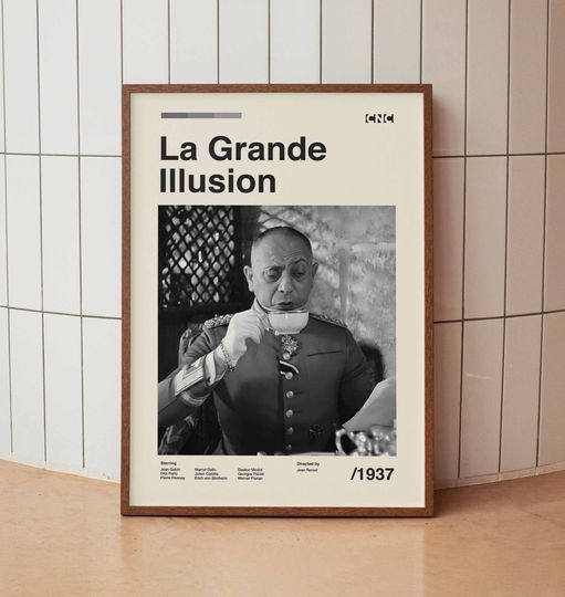 Discover The Grand Illusion (La Grande Illusion) Wall Art, Jean Renoir Movie Poster