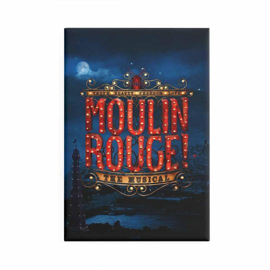 Discover Moulin Rouge! Magnet, Room Decor Gift