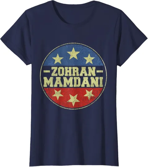 Discover Zohran Mamdani NYC Mayoral Campaign Ladies' Crewneck T-Shirt