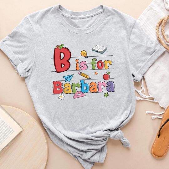 Discover Personalized Kids Back to School T-Shirt with Name, Custom Toddler First Day of School Tee