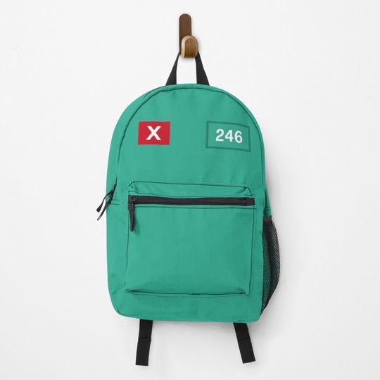 Discover Park Gyeong Seok Player 246 "X" Squid Cosplay 2 Uniform Netflix Backpack
