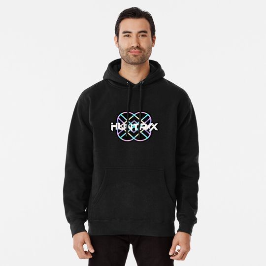 Discover Huntrix neon logo Pullover Hoodie