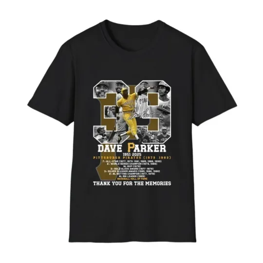 Discover Pirates Dave Parker 1951-2025 Thank You T-shirt