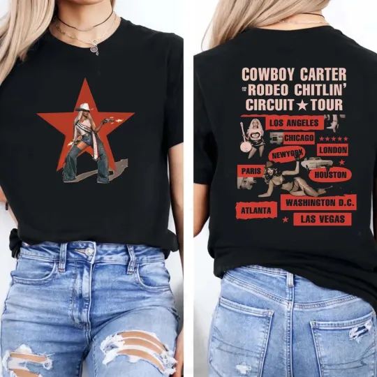 Discover Beyonce Cowboy Carter Tour Unisex T-Shirt