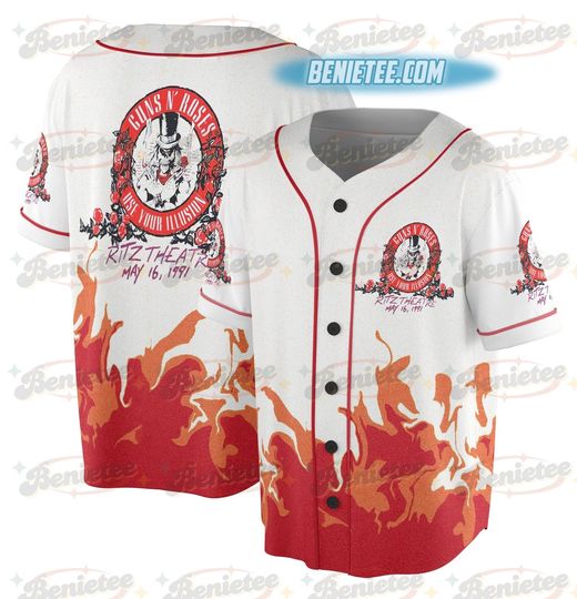 Discover  Guns N Roses 2025 European And Middle East Tour Jersey
