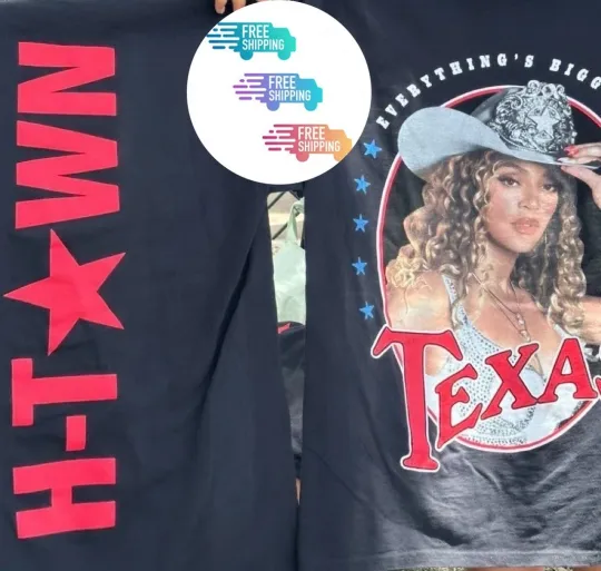 Discover NEW! Beyonce Cowboy Carter Tour 2025 Houston, TX June 28 - 29 T-Shirt