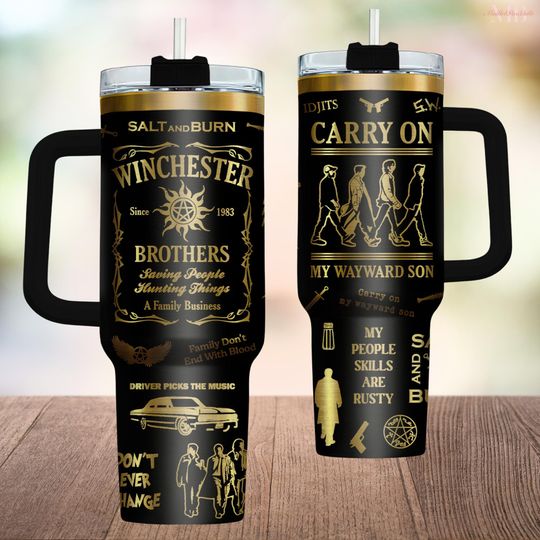 Discover Supernatural Series  Winchester Brothers 40oz Tumbler