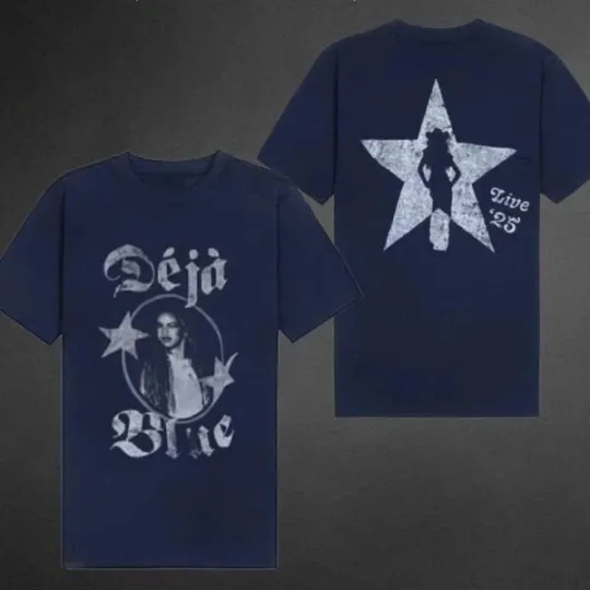 Discover Deja blue Beyoncé Tour 2025 Cowboy Carter T-shirt