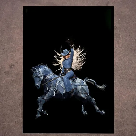 Discover Beyonce Renaissance Cowboy Carter 2025 World Tour Poster Home Decor