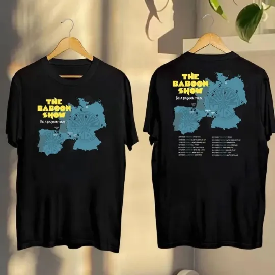 Discover Hot!! The Baboon Show Be A Baboon Tour 2025 T-shirt