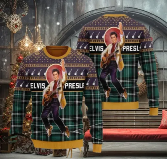 Discover Elvis Presley A Fun Way To Celebrate Christmas Ugly Christmas Sweater