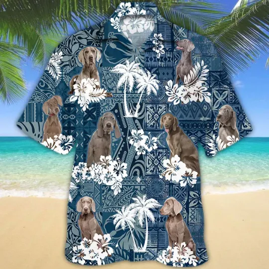 Discover Weimaraner Hawaiian Shirt HO1489