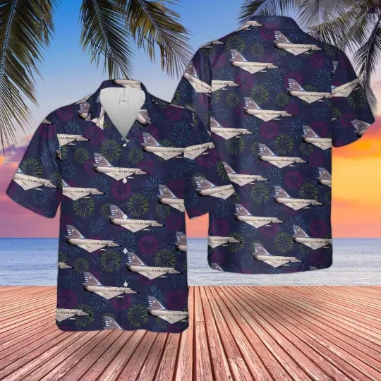 Discover USAF Convair F 106 Delta Dart 4th Of July Hawaiian Shirt Patriotic Hawaiian Shirt