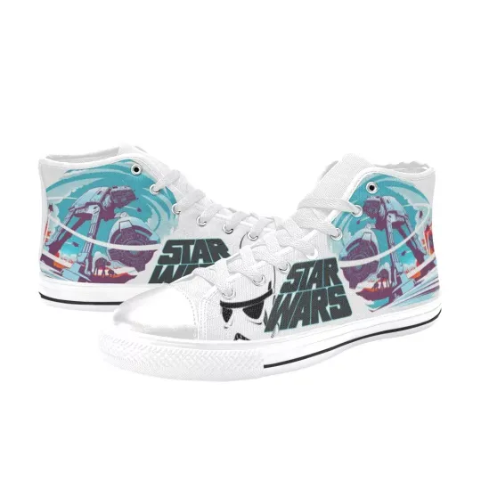 Discover Starr Warss High Top  Sneakers Women Canvas Shoes