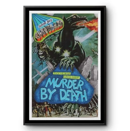 Discover July 1-2, 2025 Murder By Death Cleveland Heights, OH Event Poster