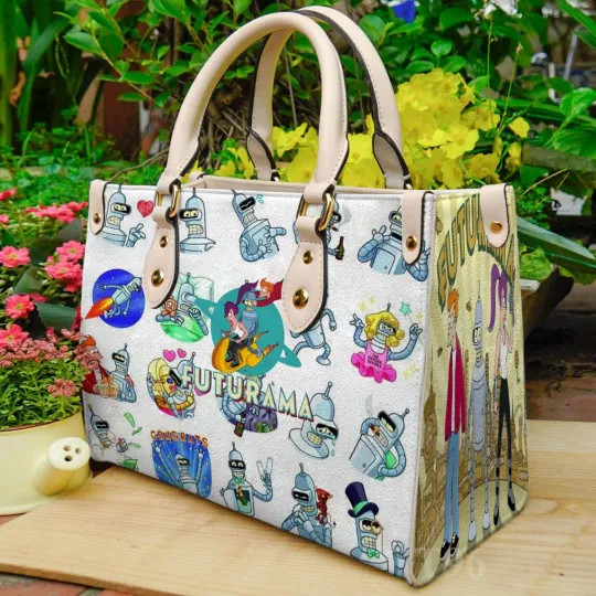 Discover Futurama Leather Handbag, Futurama Women's Leather Bag Gift