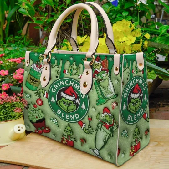 Discover Funny Character Leather Handbag, funny character Women's Leather Bag Gift