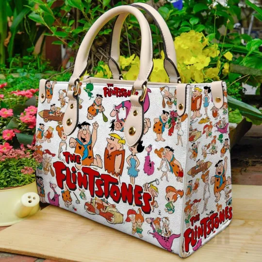 Discover Flintstones Leather Handbag, Flintstones Women's Leather Bag Gift