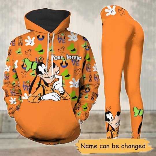Discover goofyy Custom Hoodie, Funny Disneyyy Character Outfit, Halloween Cosplay Hoodie, goofyy Cartoon