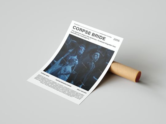 Discover Corpse Bride Movie Posters, With A Quote From The Movie (Light Version 3)