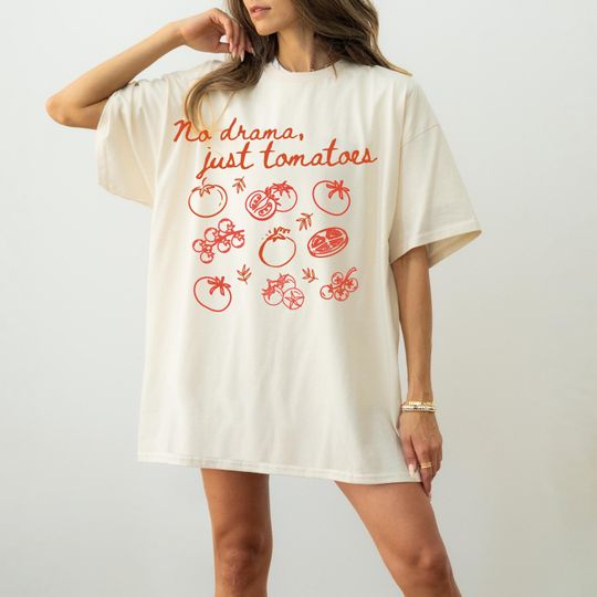 Discover Tomato Vintage Style 90s Tshirt, Retro Tomato Cute Shirt