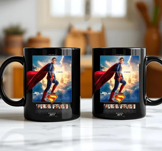 Discover Hot!! Superman July 11th 2025 Movie Mug