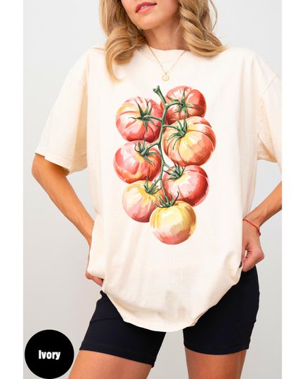 Discover Tomato Shirt, Fruit, Botanical, Vegan, Vegetable, Perfect for Food Lovers