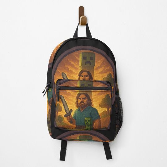 Discover Mine craft / Minecraft Movie Steve Backpack