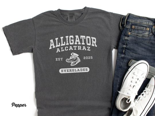 Discover Alligator Alcatraz Shirt, Vintage Gator Gift Tshirt, Florida Everglades
