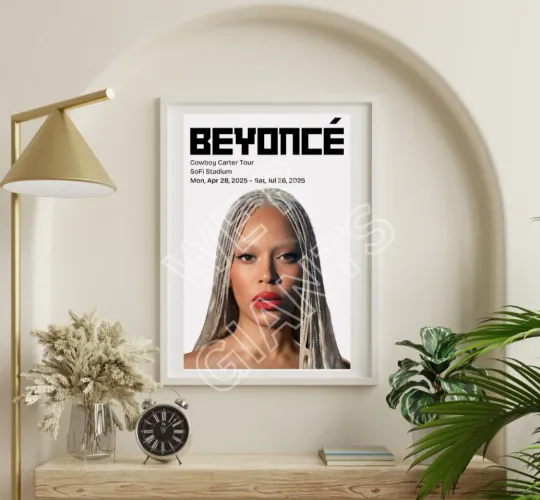Discover Beyoncé Cowboy Carter Tour poster