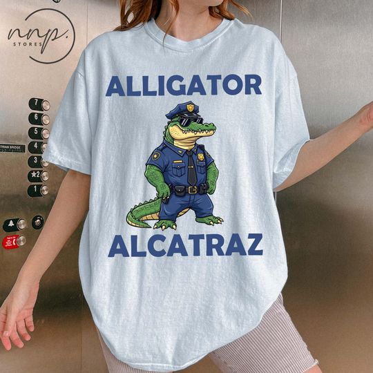 Discover Alligator Alcatraz shirt, Funny Florida Everglades shirt, Meme shirt, Humor shirt, Gag Gifts