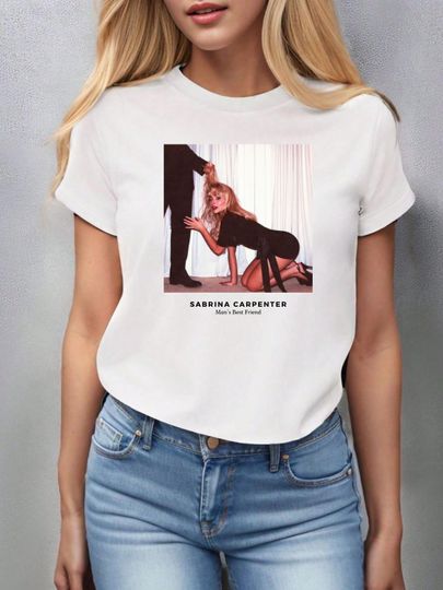 Discover Sabrina Carpenter Inspired T-Shirt, Vintage Retro Graphic Tee