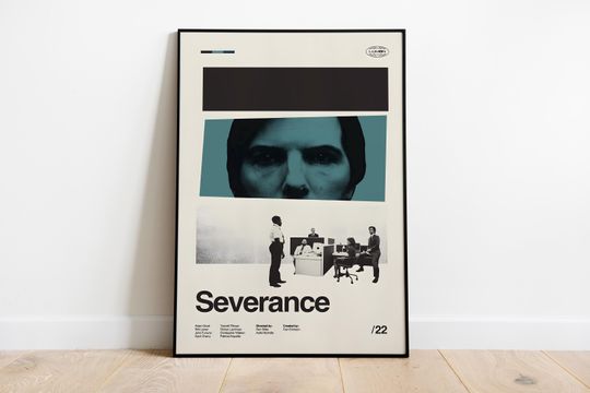 Discover Severance Poster, Midcentury Modern, Retro Tv Show Poster, Minimal Movie Art