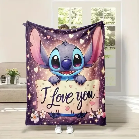 Discover Stitchh 'I Love You' Fleece All-Season Blanket US