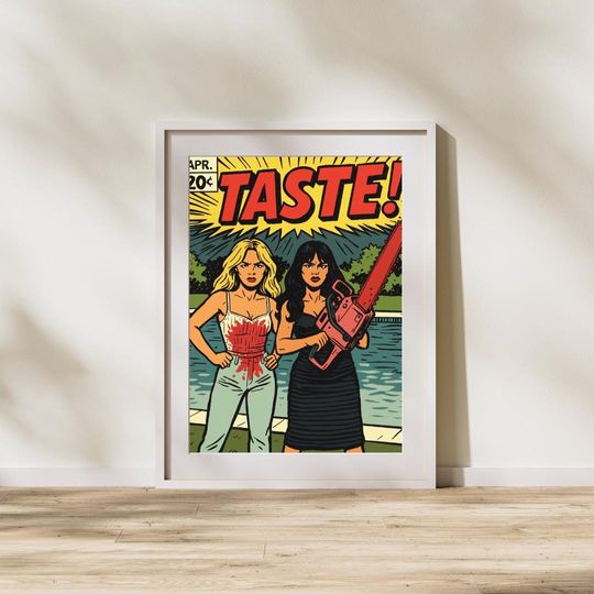 Discover TASTE Comic Book Cover Poster, Sabrina Carpenter Pop Art Poster