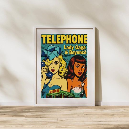 Discover Telephone Comic Book Cover Poster