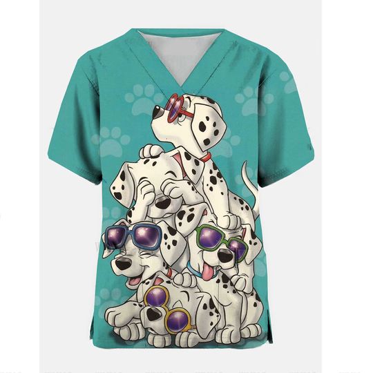 Discover Pharmacist Dentist Veterinary Nurse Tops Disneyyy Scrubs T-Shirt