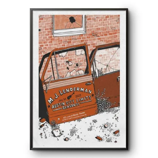 Discover M.J. Lenderman Tour Austin, TX July 01, 2025 Poster