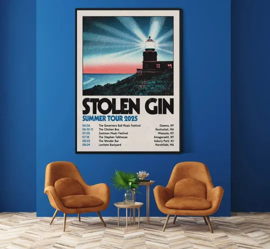 Discover Poster Summer Tour 2025 Stolen Gin Poster