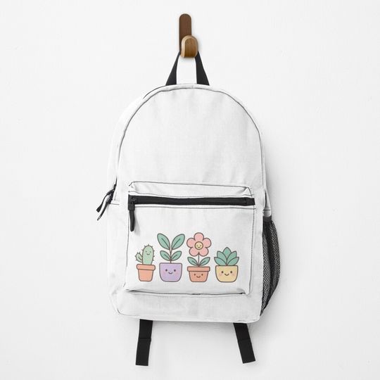 Discover Kawaii Plant Friends Backpack